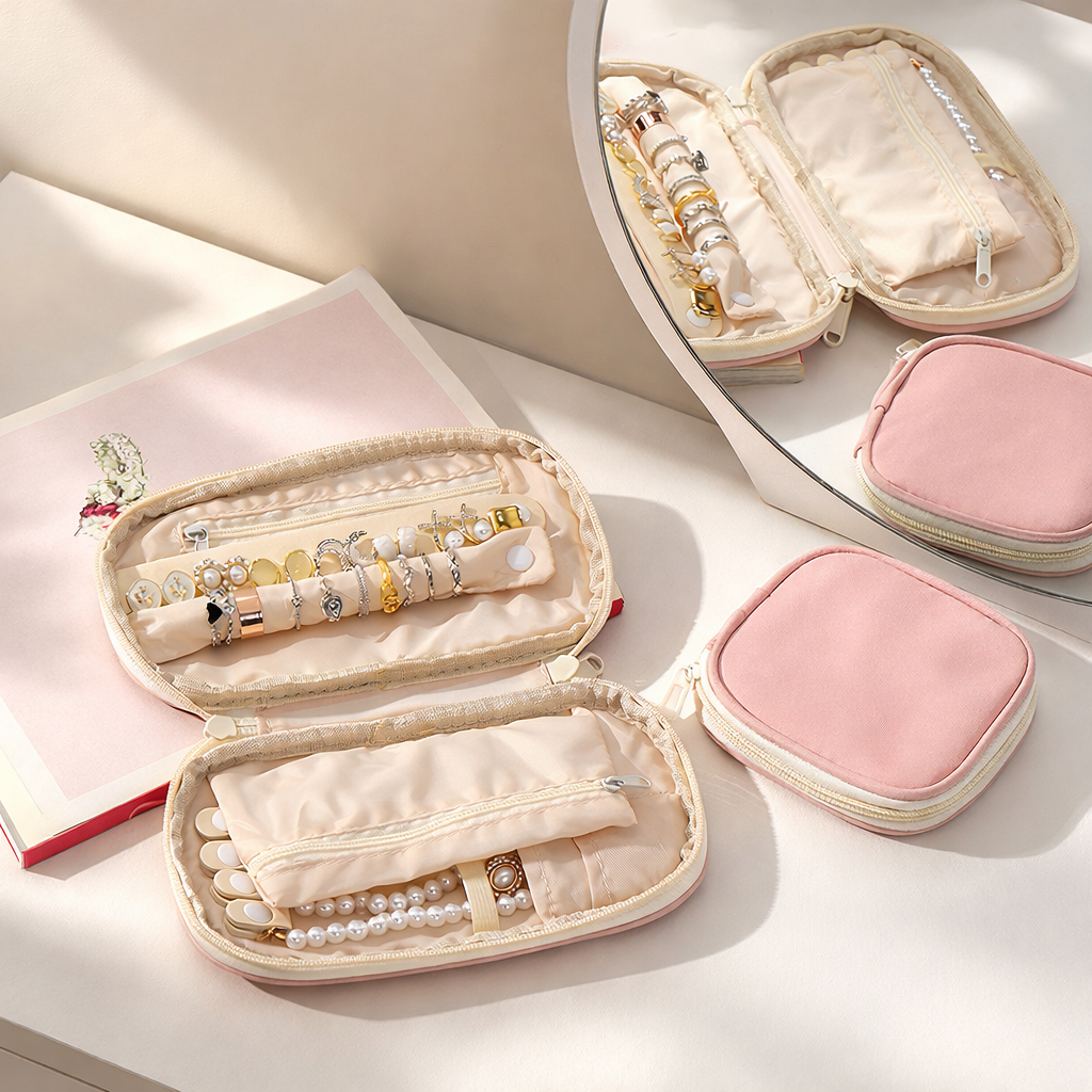 PrettyPack Jewelry Organizer Case